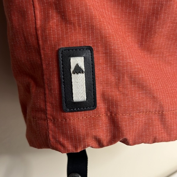 Burton Chittagong Dry Ride Jacket Mens Small Grey Orange - Picture 7 of 14